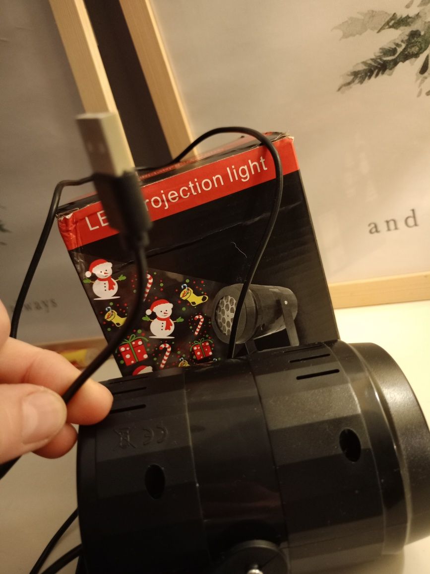 Projektor świąteczne obrazki lampa Boże Narodzenie