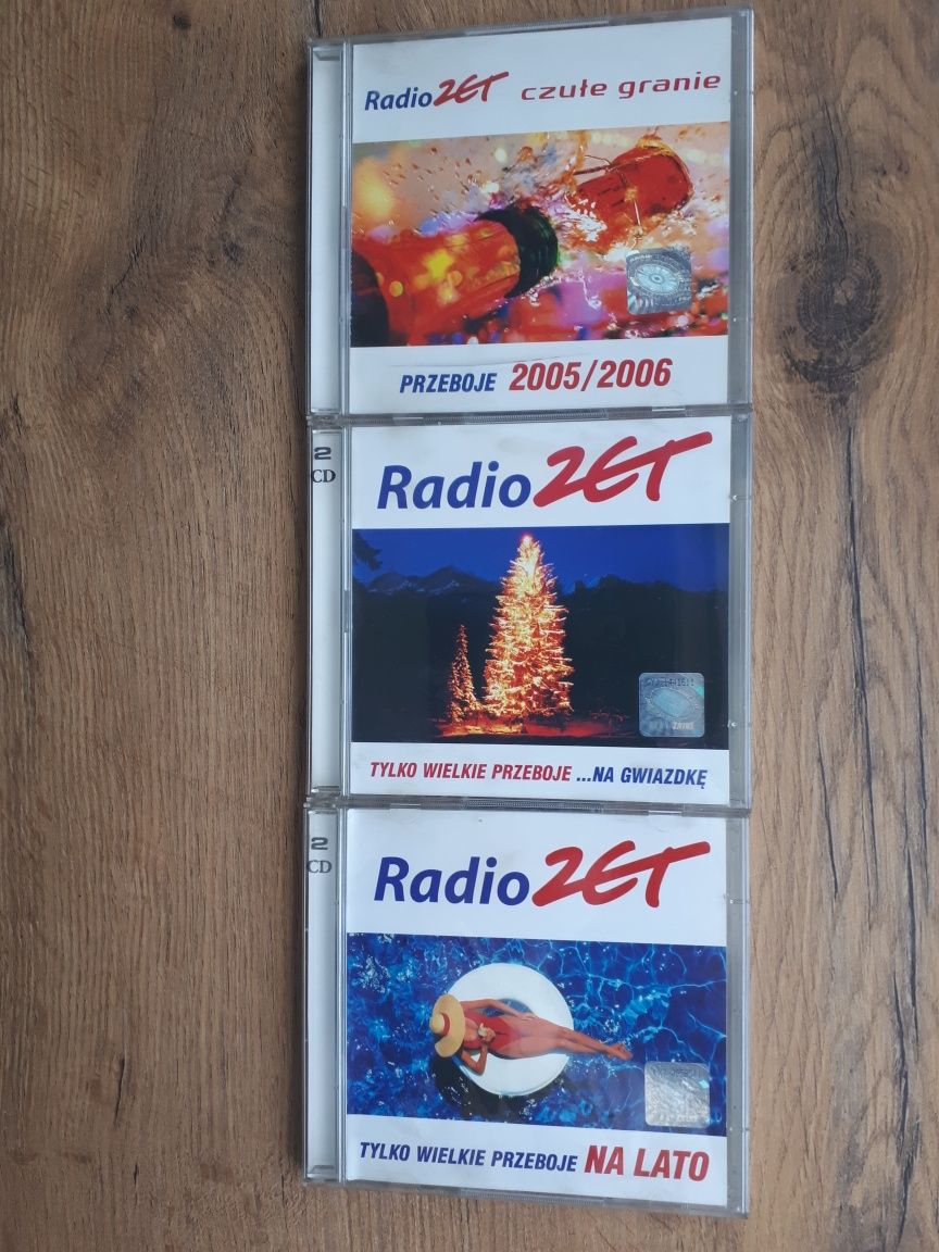 3 CD - Radio Zet - Czułe granie , Na gwiazdkę , Na lato . Sprzęt AV .