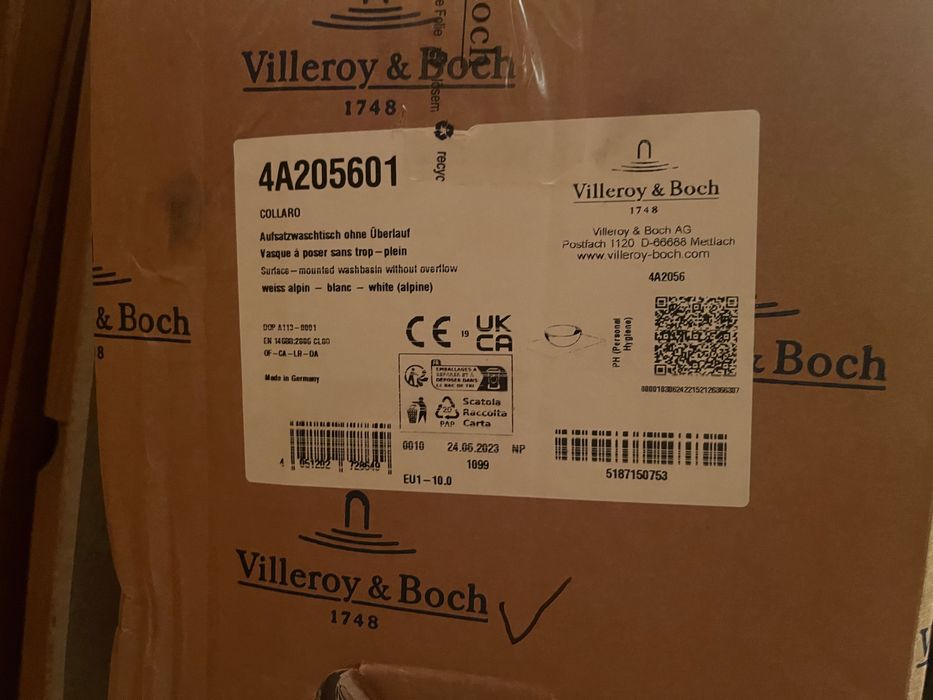 Umywalka nablatowa Villeroy&Boch