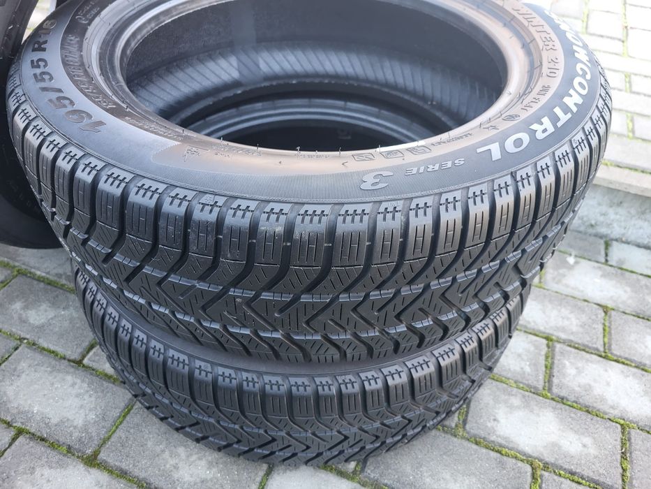 4x opony zimowe 195/55/16 Pirelli Snowcontrol Serie3 RunFlat Bieżnik 7