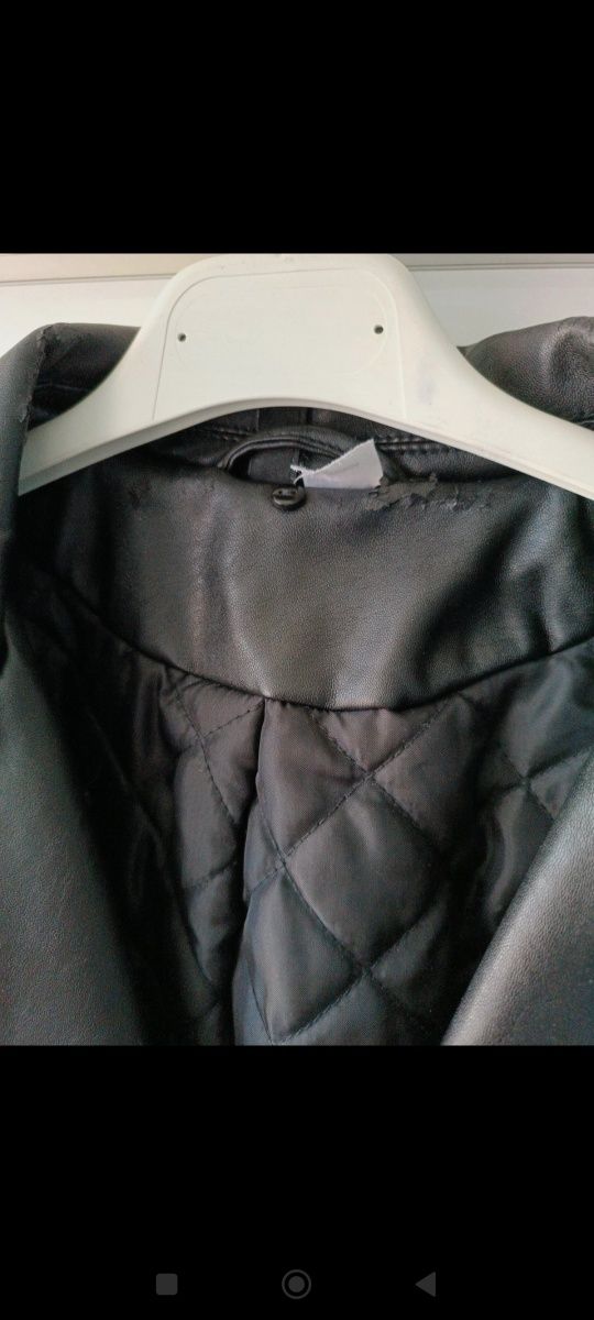 Kurtka skórzana h&M krótka