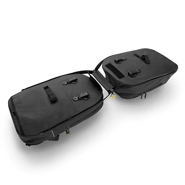 Wozinsky torba rowerowa podwójna plecak 2w1/30l czarna (WBB30BK)