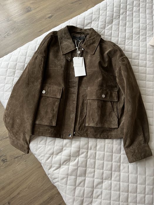 Куртка zara нова ( натуральна шкіра)