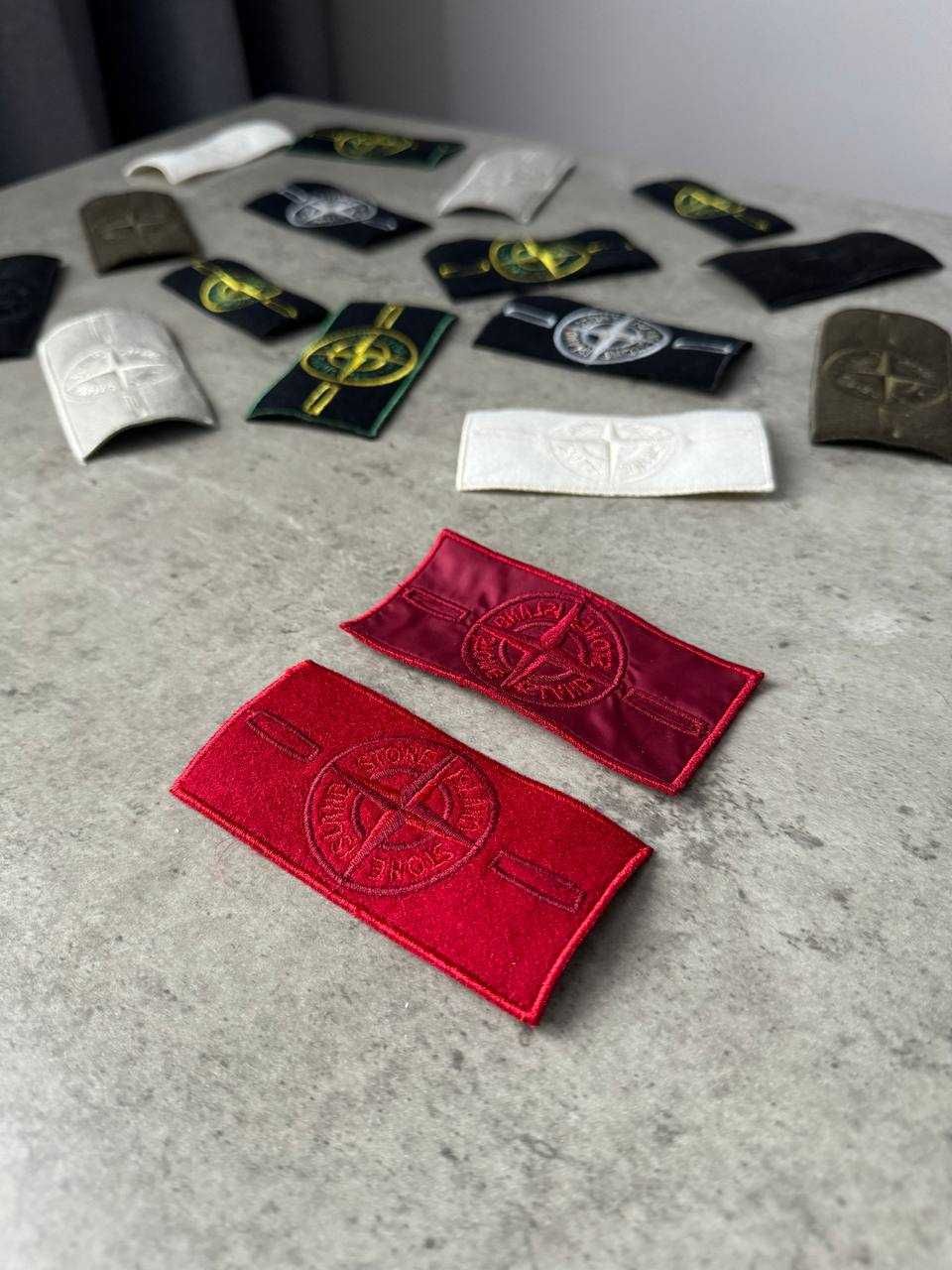 Патчі Stone Island | Патч Стон Айленд | Комплект Бирки + Гуздики