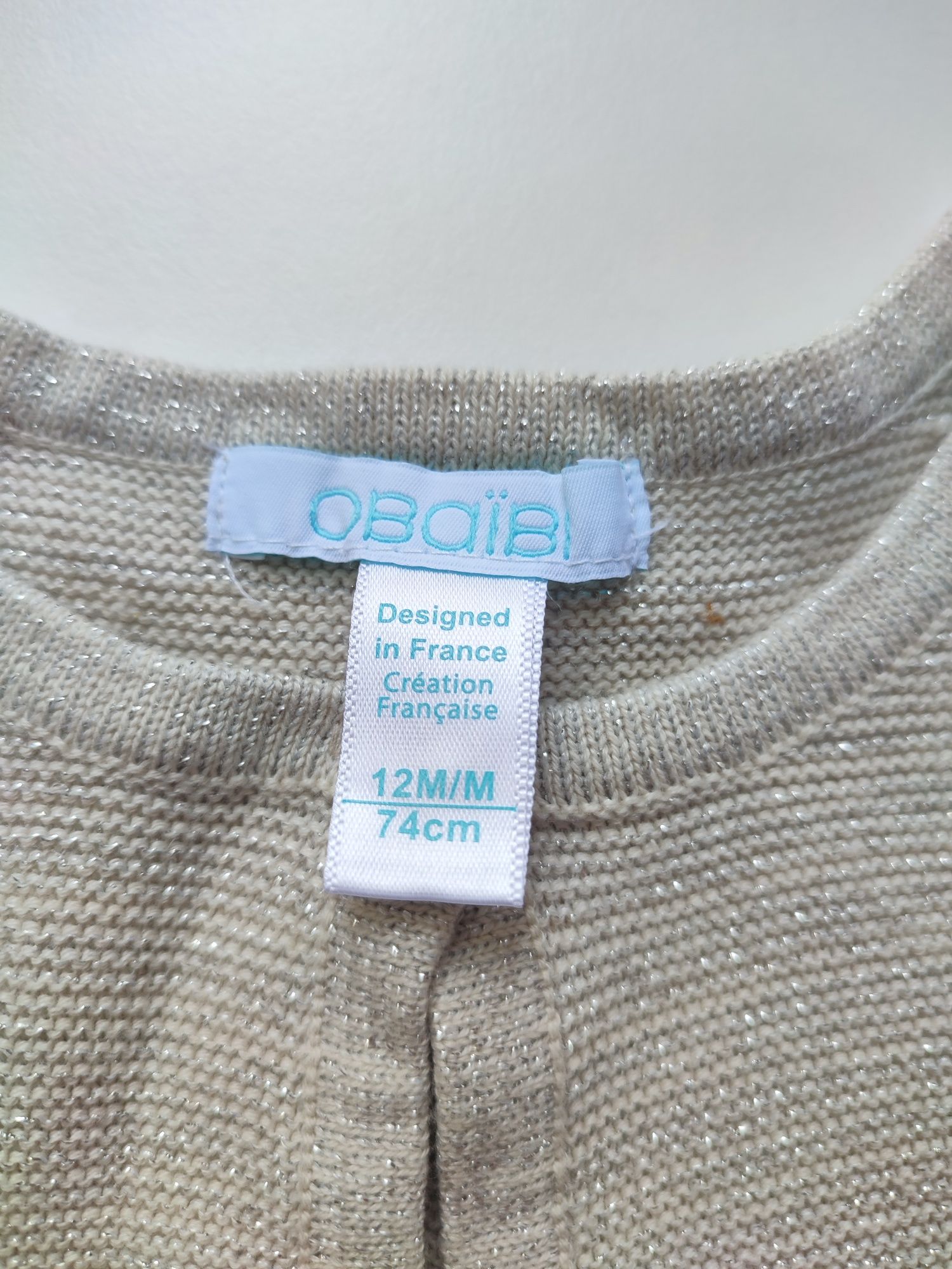 Кофтинка болеро Obaibi 12m р.74