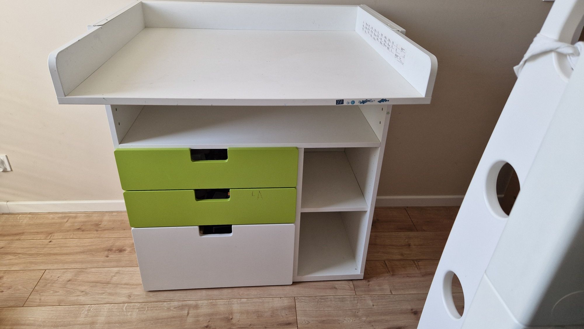 Przewijak / biurko Ikea Stuva kiedyś teraz stamstad
