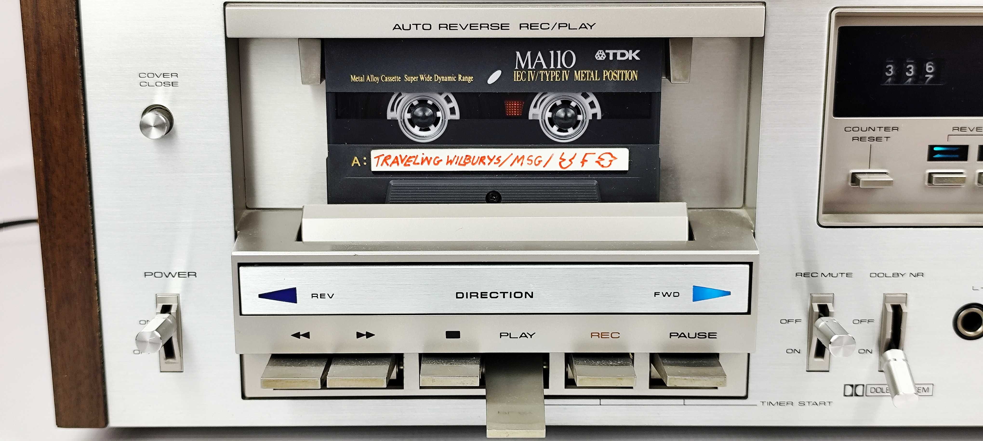Pioneer CT-F750 blue line super magnetofon STAN KOLEKCJONERSKI