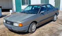 Audi 80 1.8 gasolina de 1990 com Boa Mecânica para Peças