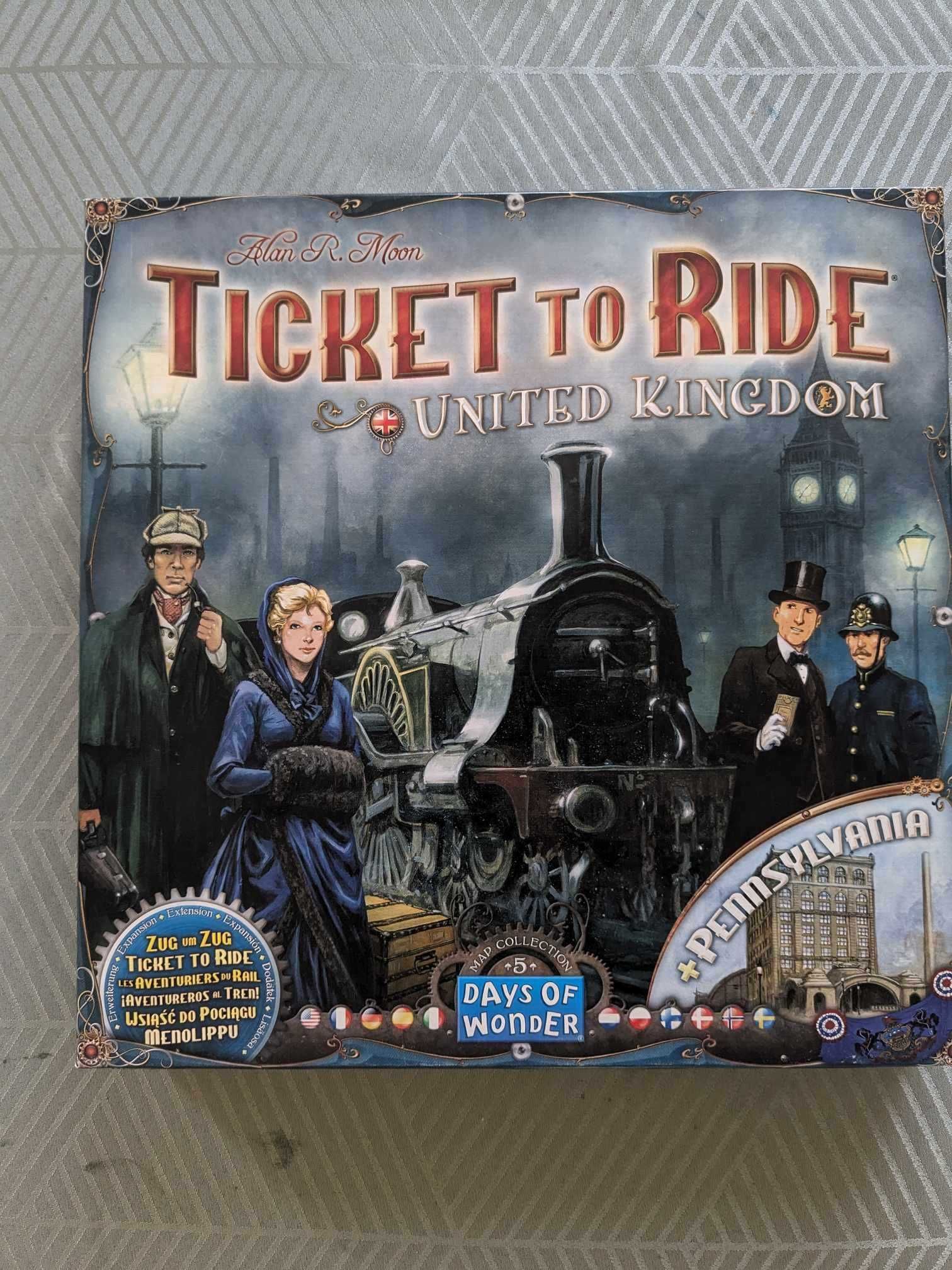 Доповнення до гри «Ticket to Ride: United Kingdom & Pennsylvania»