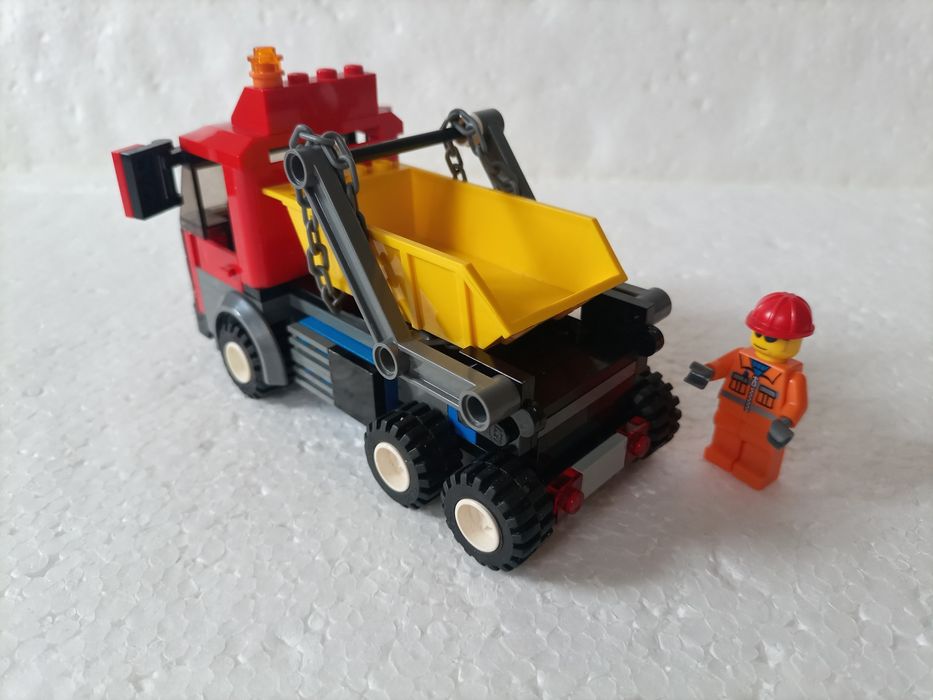 Klocki LEGO ciężarówka kontener śmieciarka