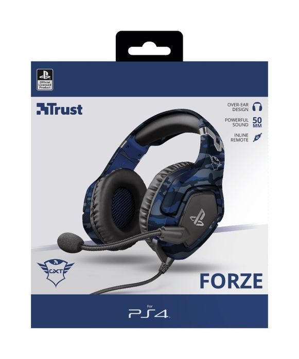Headset Trust Gaming Gxt 488 Forze Ps4 Niebieski
