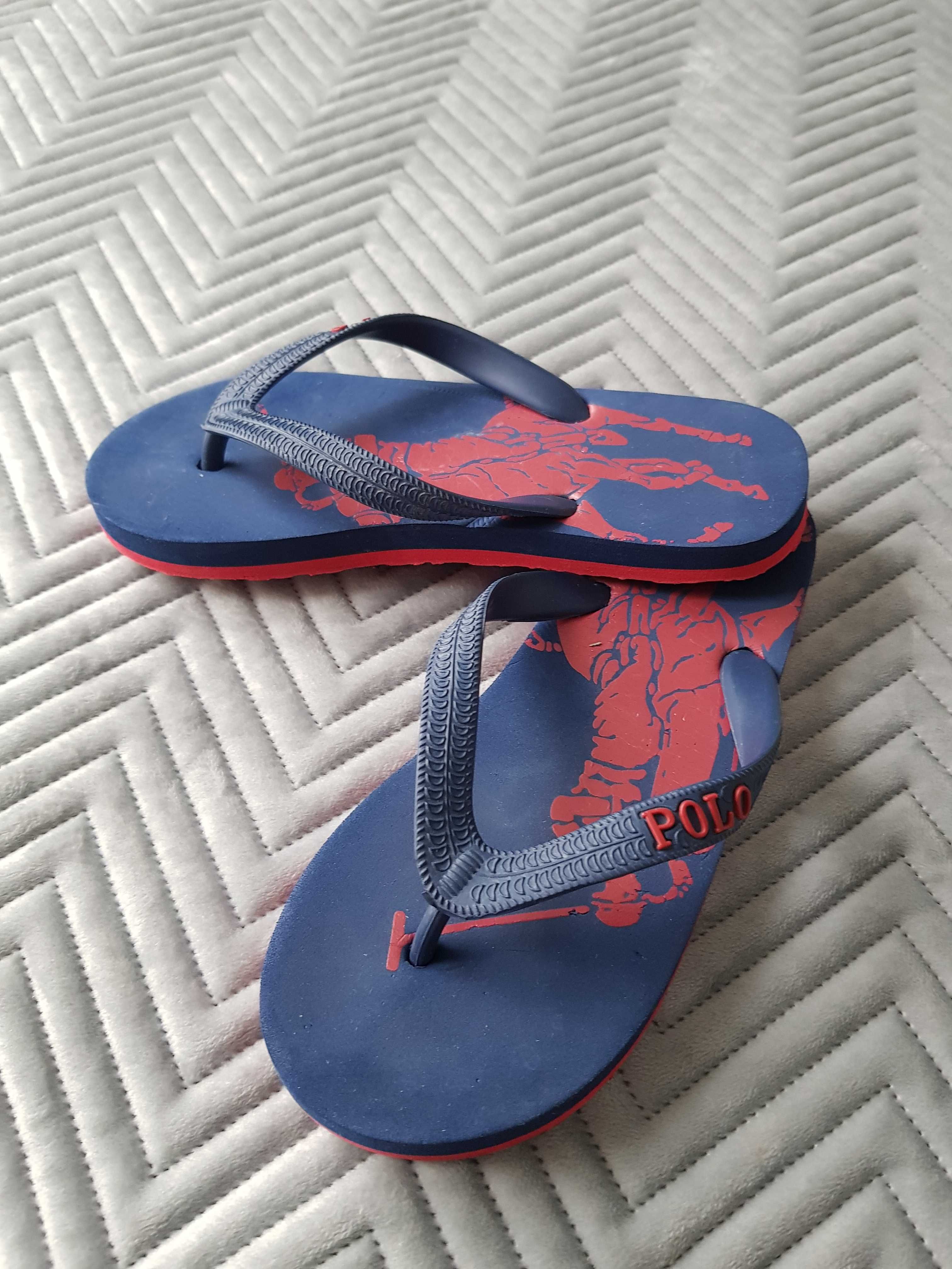 Klapki japonki na basen na plażę POLO 33 34