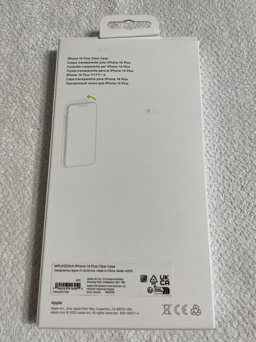 Capa Original Apple - Clear Case MagSafe - iPhone 14 Plus