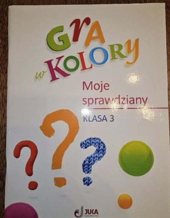 Gra w kolory Moje sprawdziany klasa 3