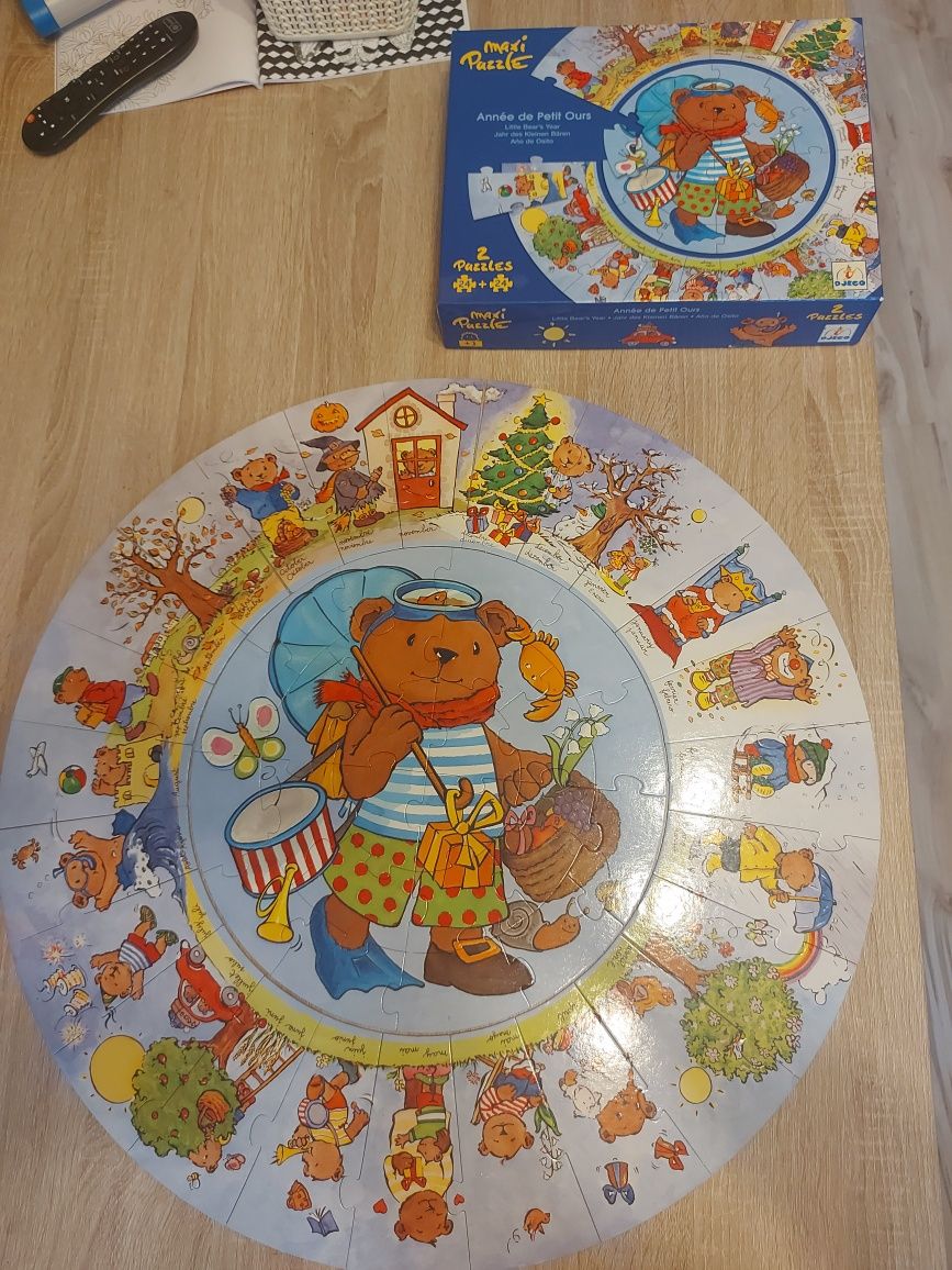 Puzzle maxi gigant 2 pudelka