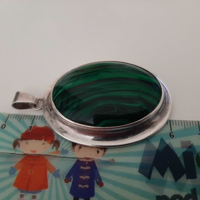 Stary piękny wisior ze srebra