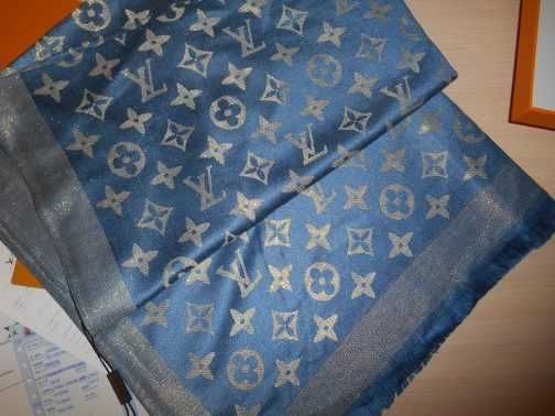 Louis Vuitton Szalik, Szal apaszka damski kasmirowa 2582