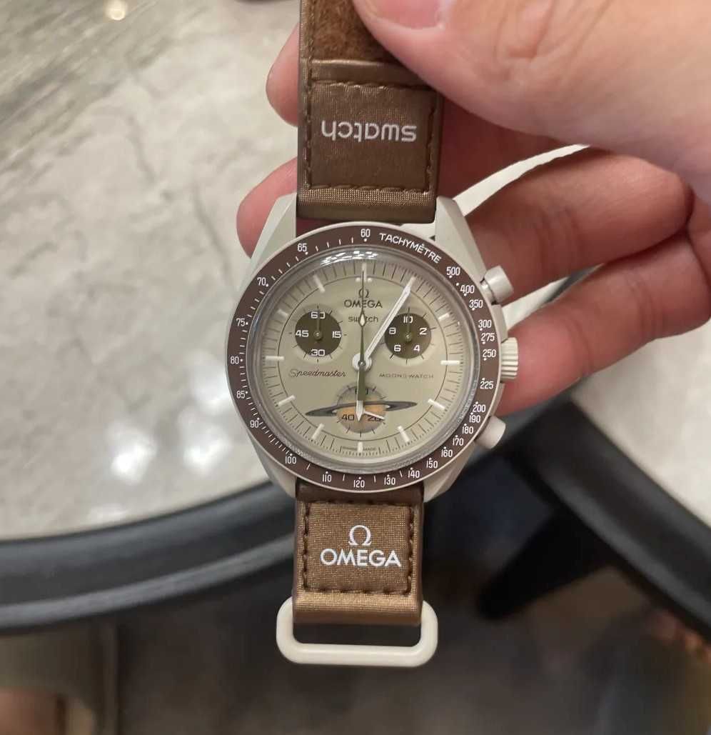 Omega x Swatch Saturn SO33T100 - Najlepsza Oferta Online