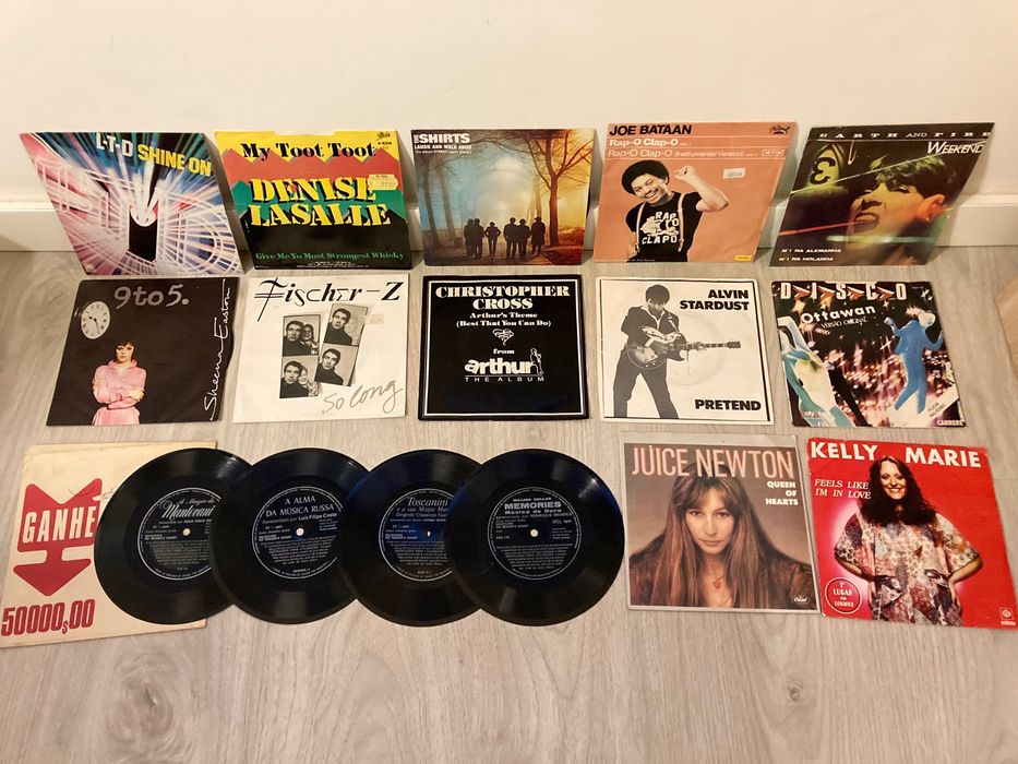 Vinis, discos, LPs e CDs