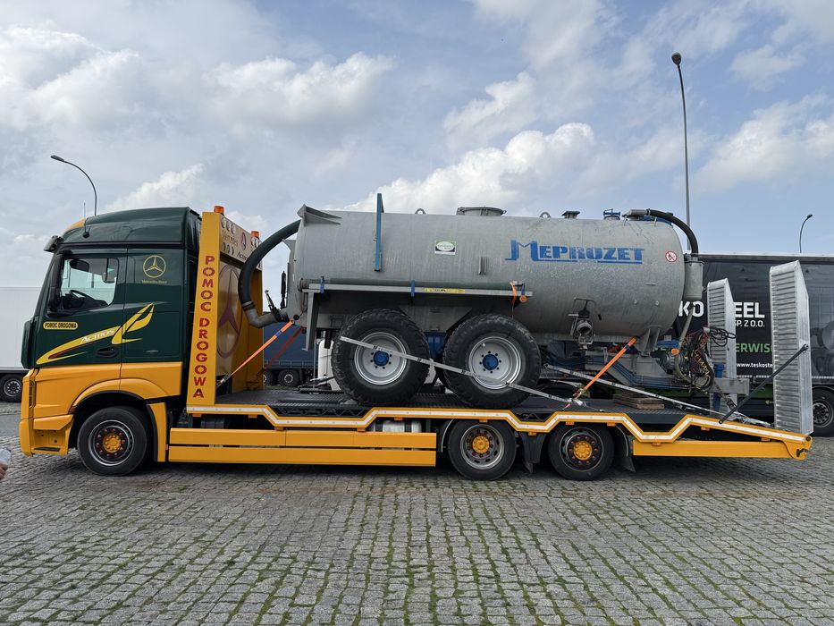 Laweta Pomoc Drogowa Transport Holowanie Ciągniki Maszyny rolnicze 15t