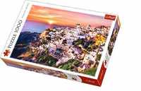 Puzzle 1000 Zachód Słońca Nad Santorini Trefl