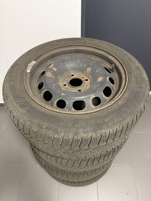 Koła opony FULDA 215/55 R16 zimowe zima felgi stalowe 16” Peugeot