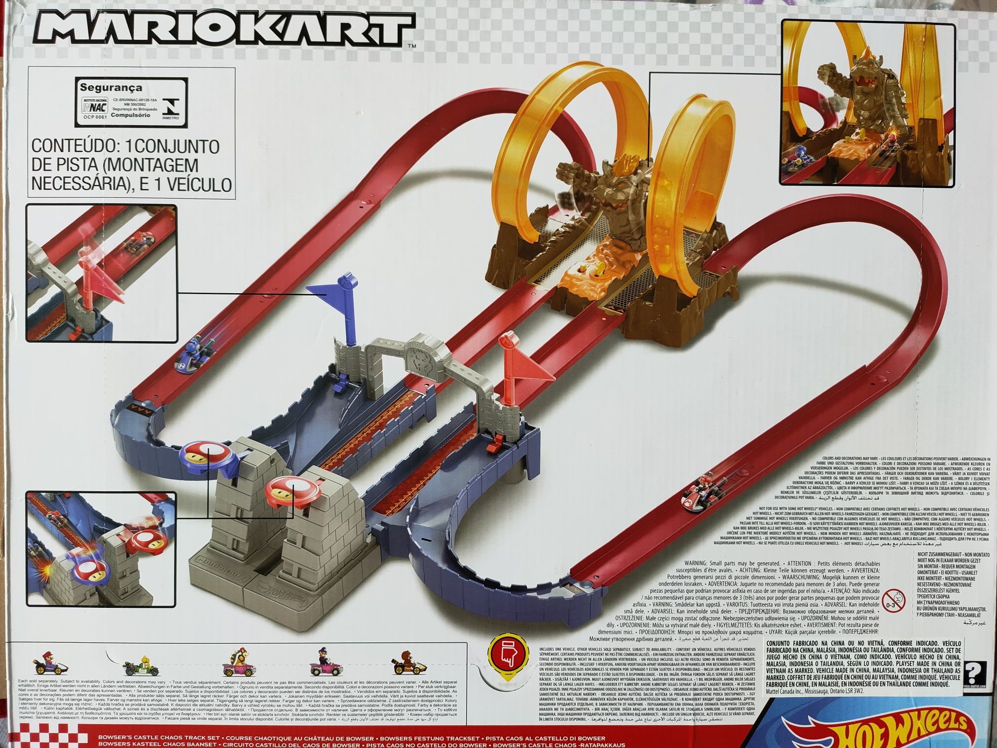 Hot Wheels Mario Kart Bowser's Fortress