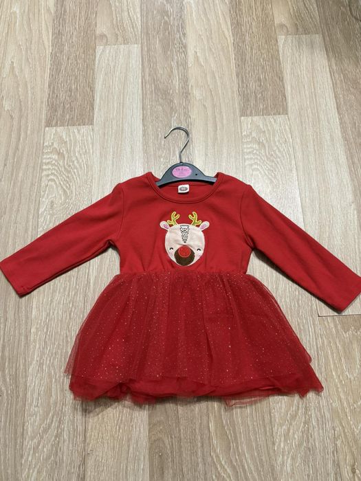Новорічна дитяча сукня 80