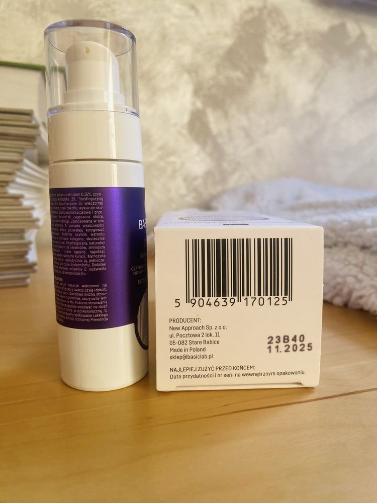 Retinal Basiclab korygujące serum z retinalem 0,15%