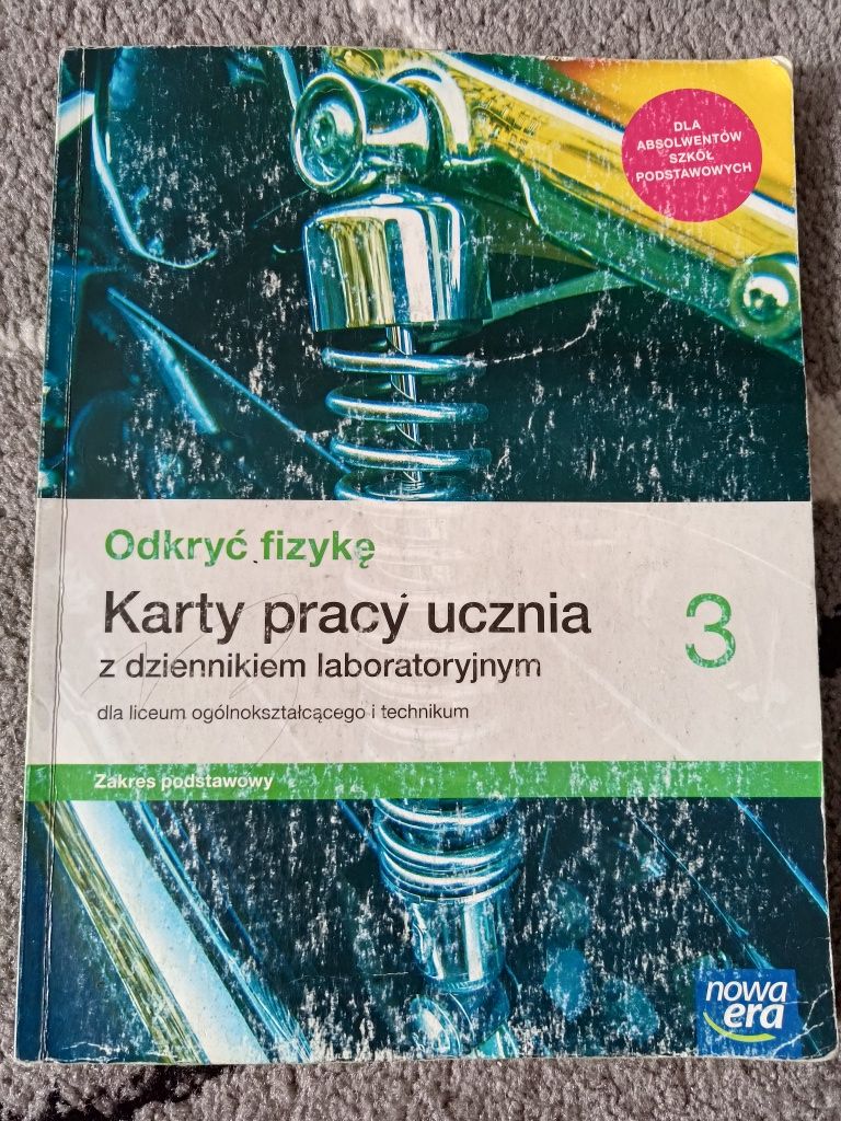 Karta pracy ucznia Fizyka 3