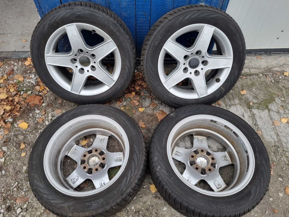 Koła / Felgi KBA45425 + opony zimowe Nokian WRD3 205/55R16 / BMW E36