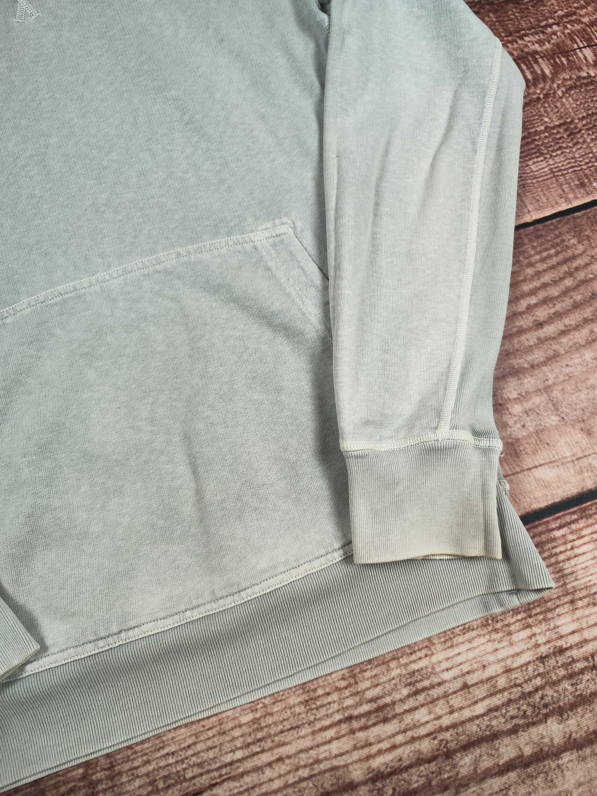 Bluza Stone Island z kapturem hoodie szara męska r. L