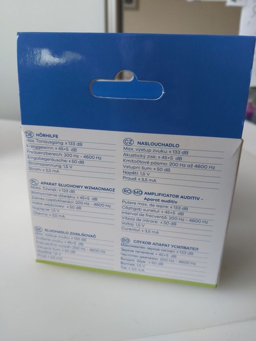 Aparat słuchowy wzmacniacz amplifikator