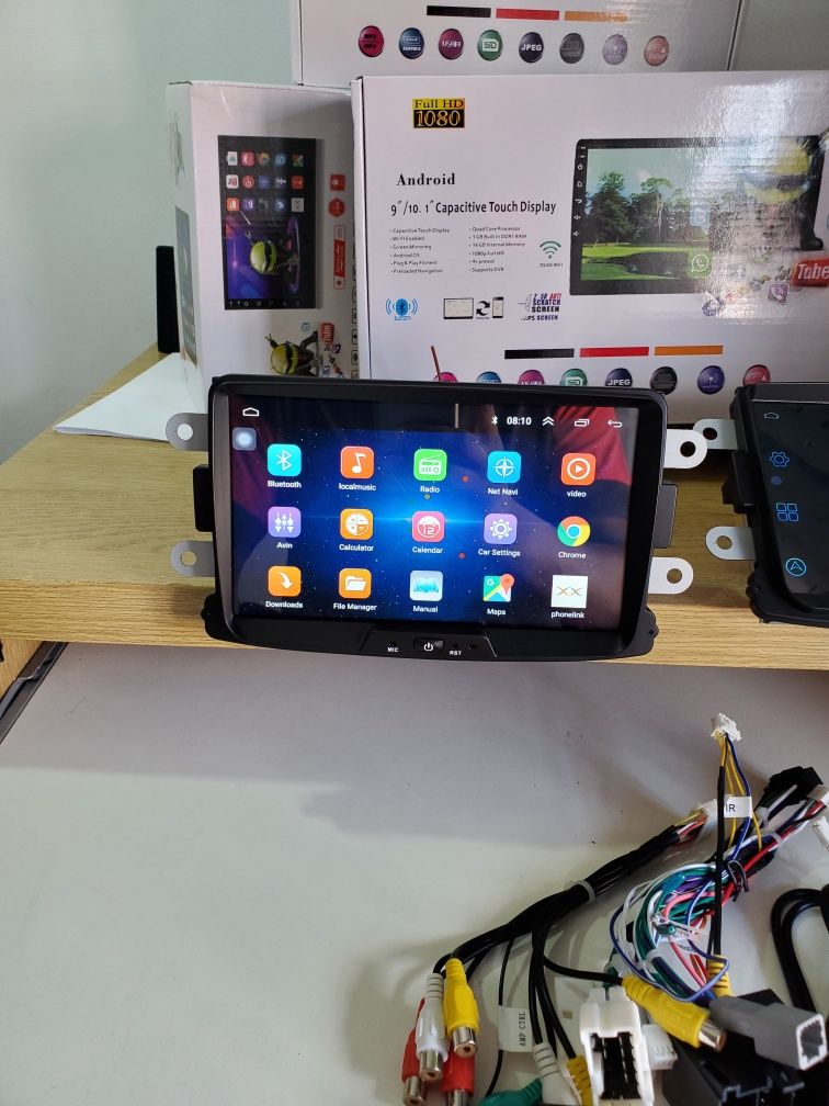Auto Radio P/Renault e Darcia Android 13 Carplay Android Auto/Montagem