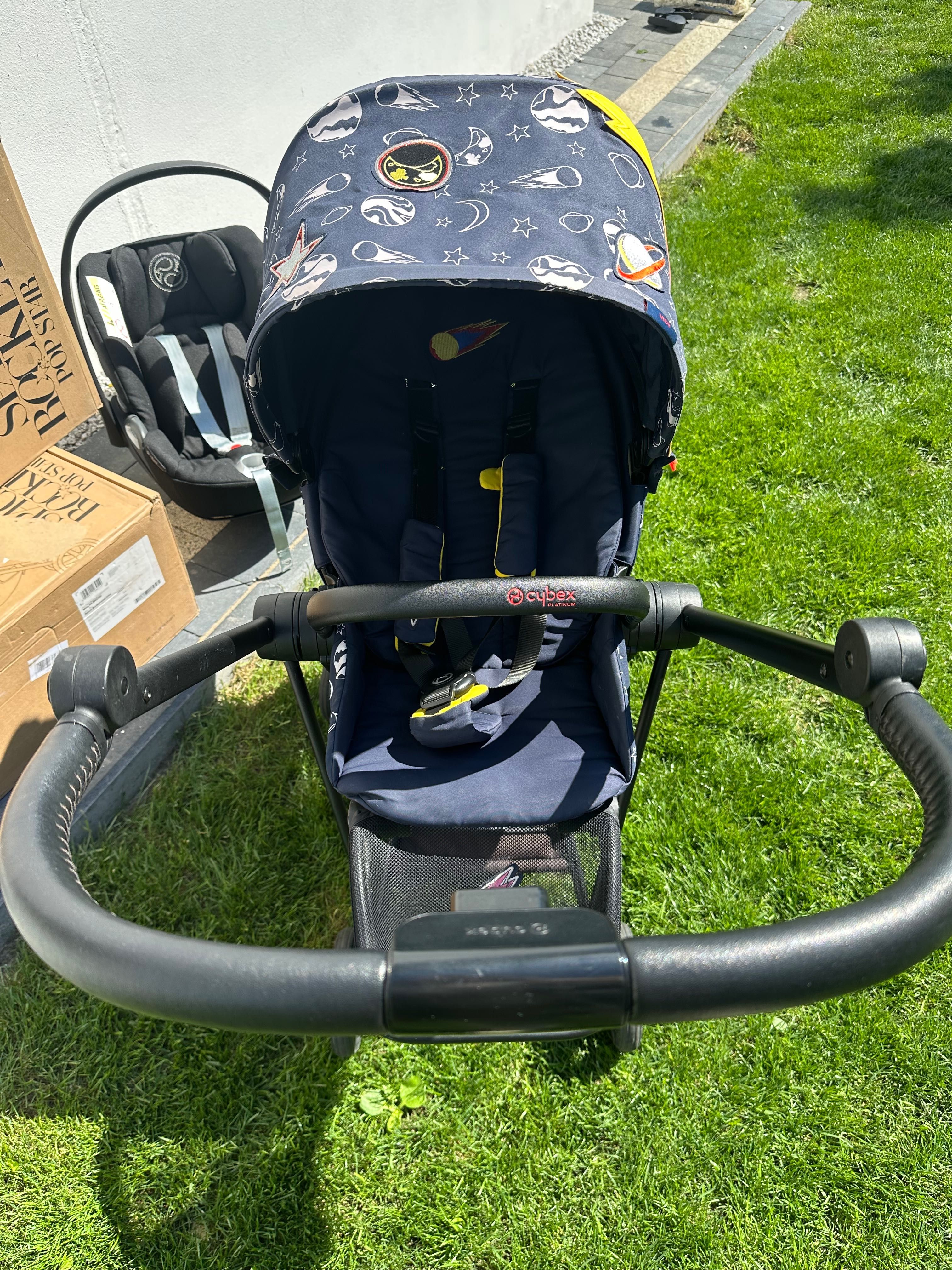 Wózek Cybex Mios 3w1 fotelik nosidło cybex iSize Z Rocket space