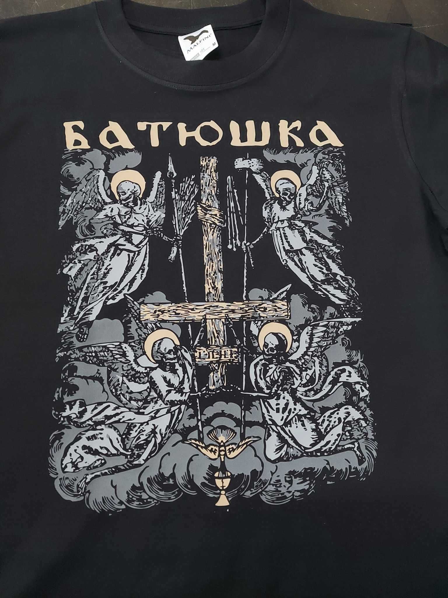 Koszulka t-shirt Batushka black metal nieużywana roz. M 100% bawełna