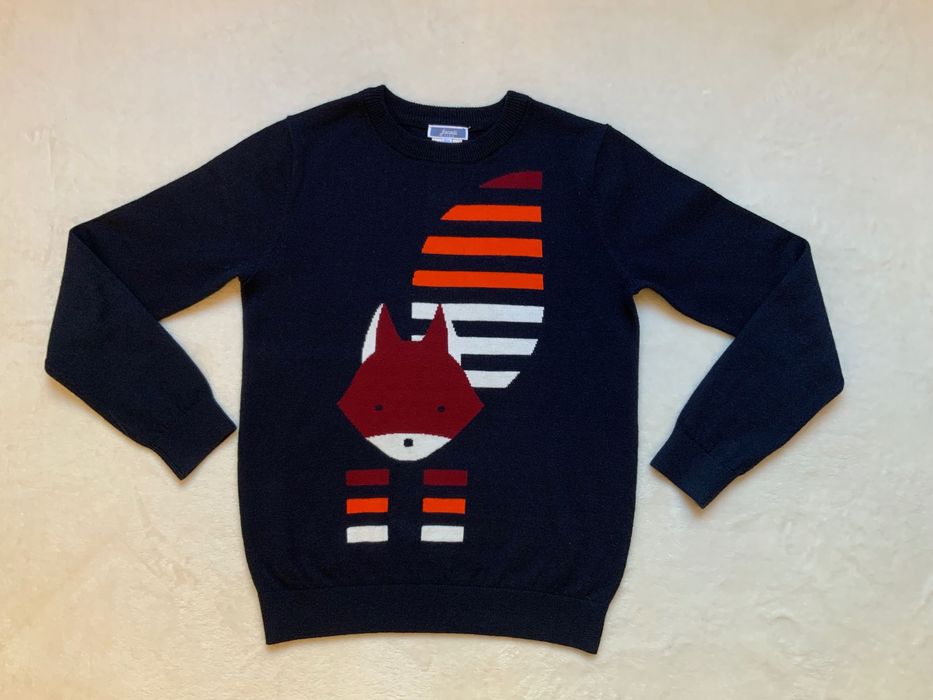 Sweterek Jacadi rozm 140 + nowe spodnie Jacadi rozm 128