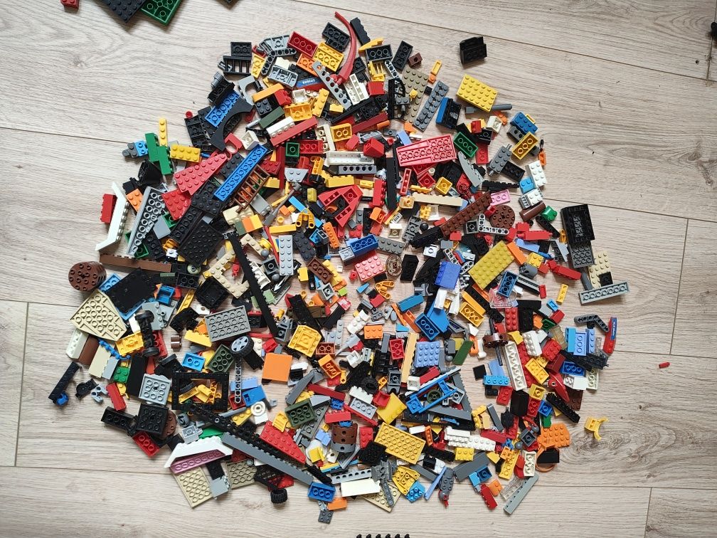 Wielki zestaw klocków LEGO + Łódz