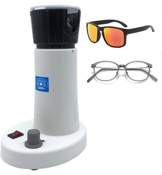 Optyczny podgrzewacz oprawek do okularów