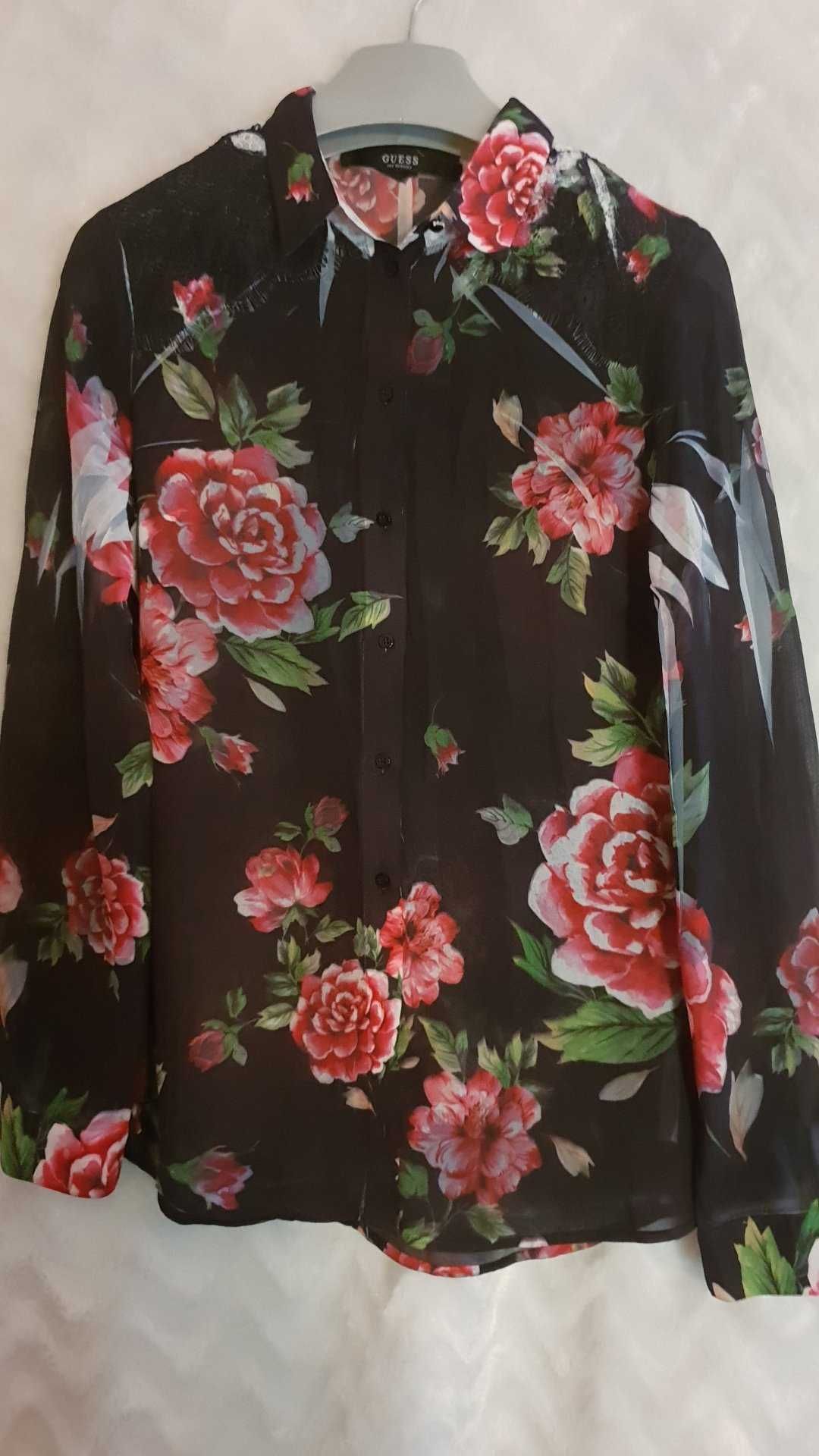 Bluzka w kwiaty GUESS