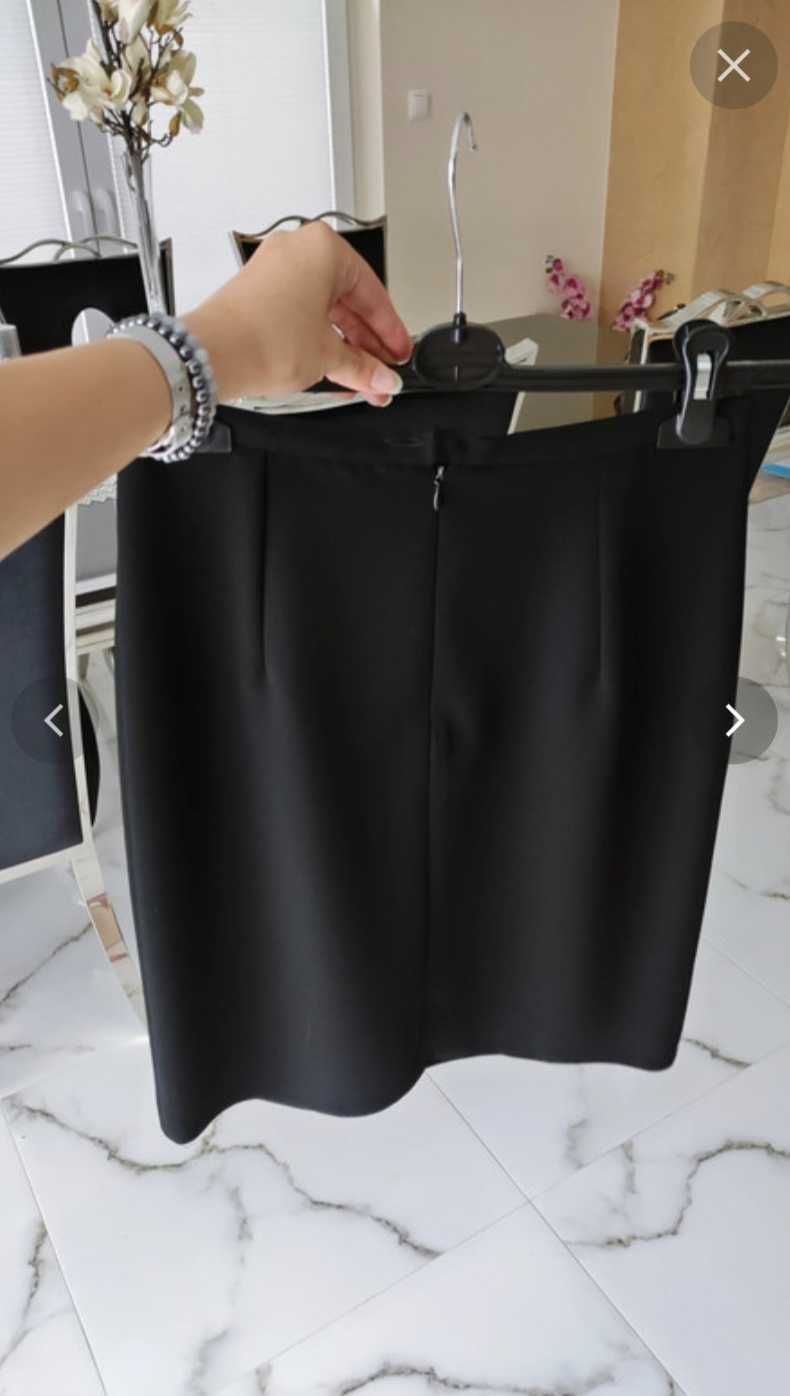 Nowa cudowna czarna spódnica damska ołówkowa elegancka biurowa