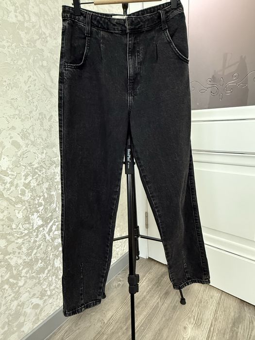 Джинси мом жіночі чорні
