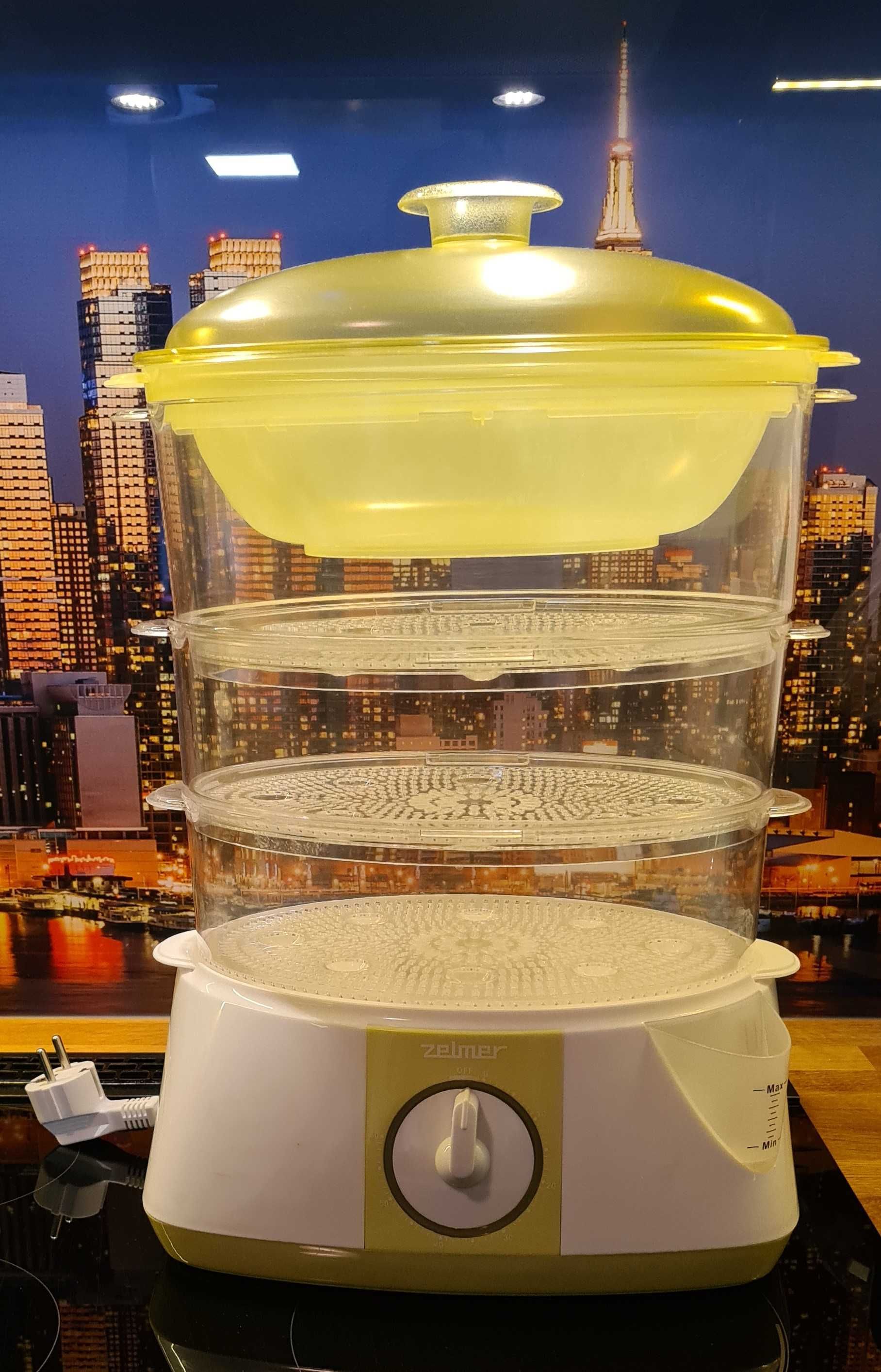 Parowar Zelmer SC1002 kolor Lime. Moc 900W, 50 zł,  polecam!