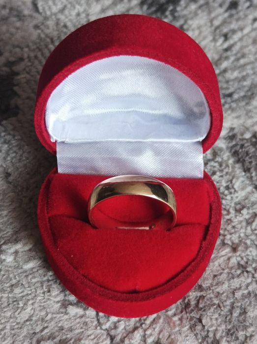 Złota obrączka 14K Warmet