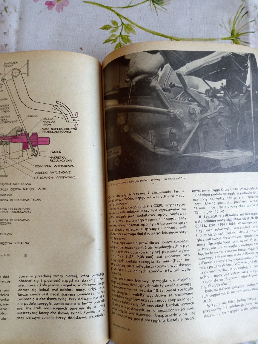 Książka Podręcznik traktorzysty, wydanie 1982 r.