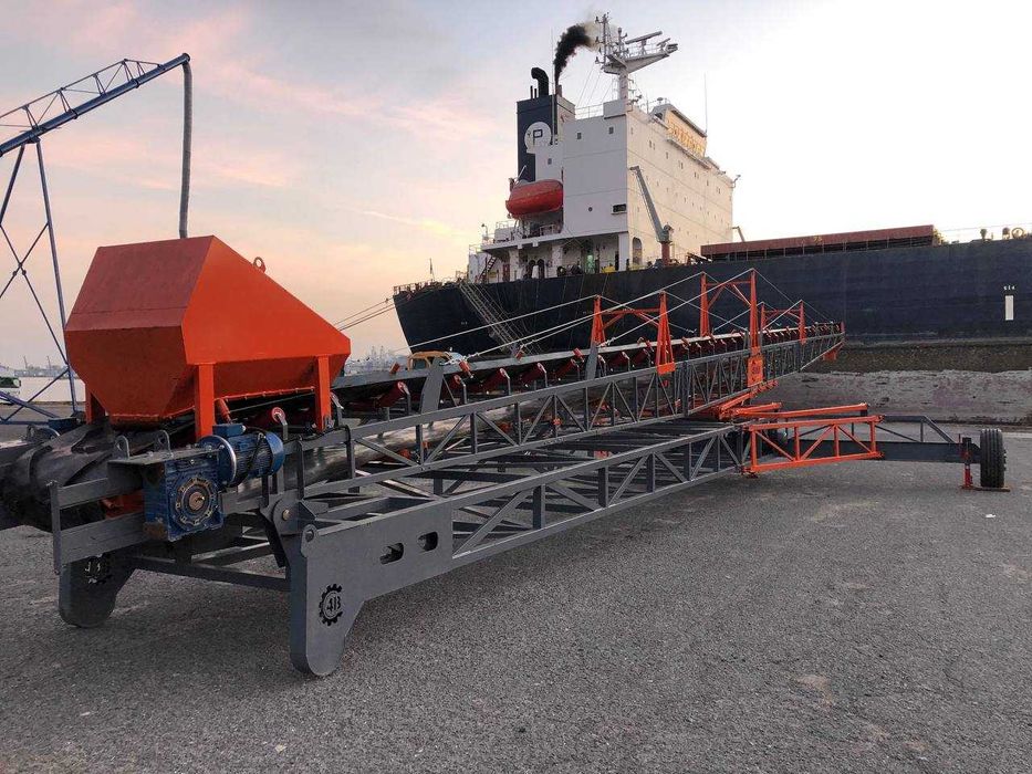 Розвантажувач зерновозів,барж, перевантажувач, навантажувач,конвейер