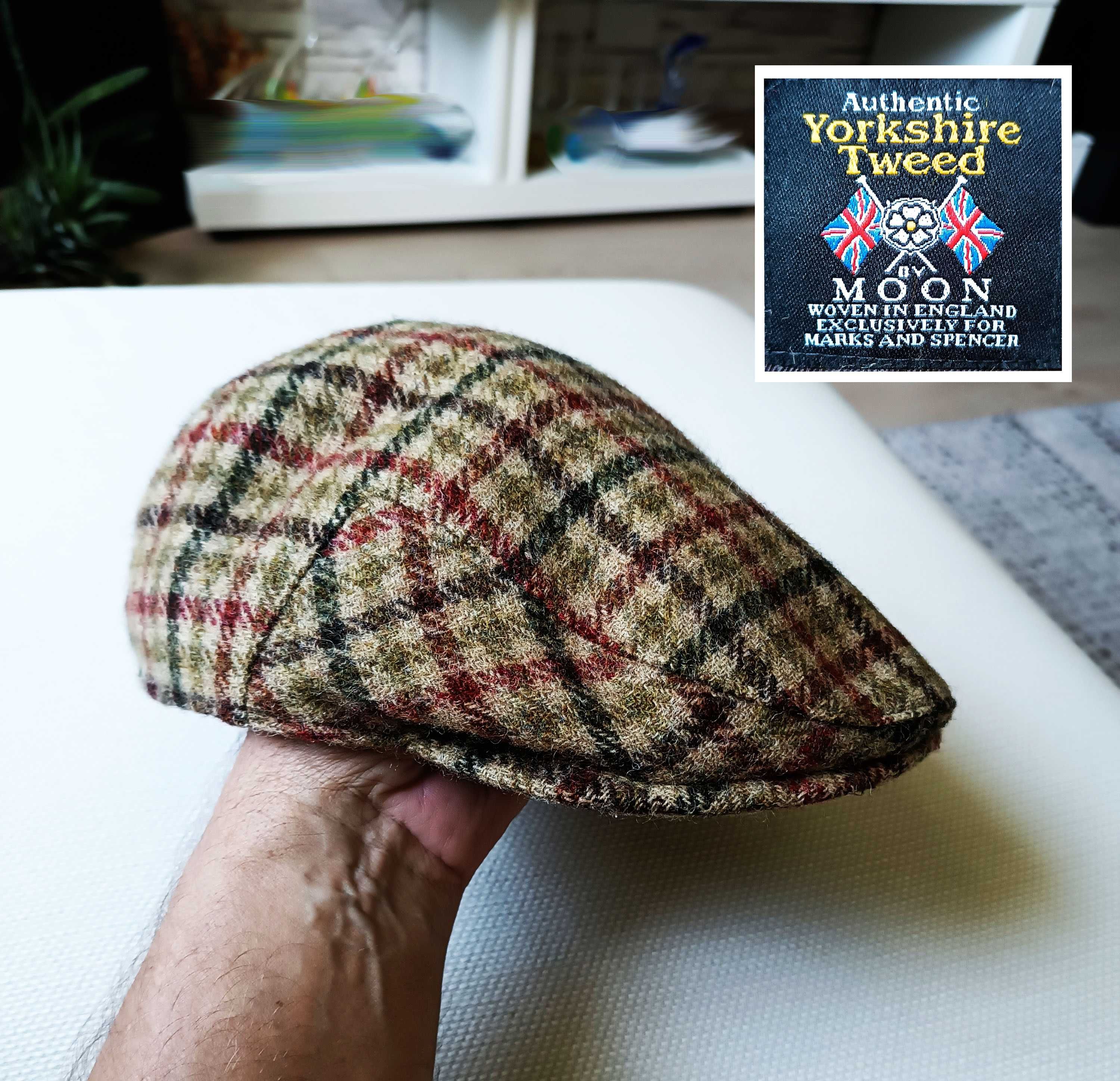 Кепка MOON Yorkshire Tweed Англия. Жиганка хулиганка восьмиклинка