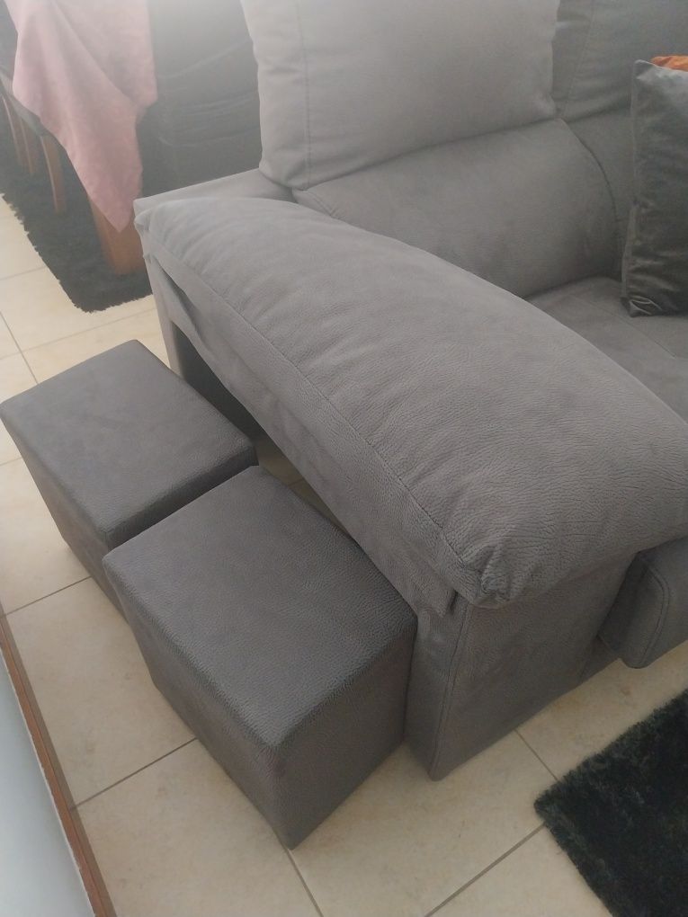 Vendo sofá cinzento