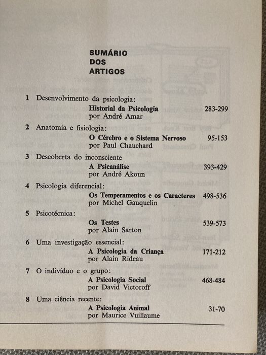 Dicionário de Psicologia, de Michel e Françoise Gauquelin (Anos 80)