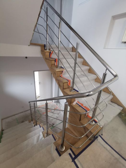 Balustrada Balkon Francuski Stal nierdzewna malowana Antracyt